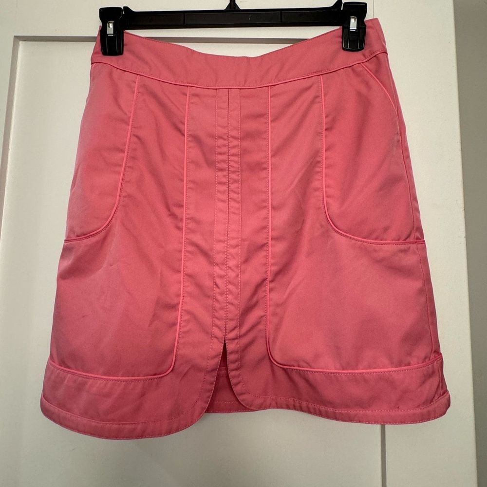 Pink golf skirt